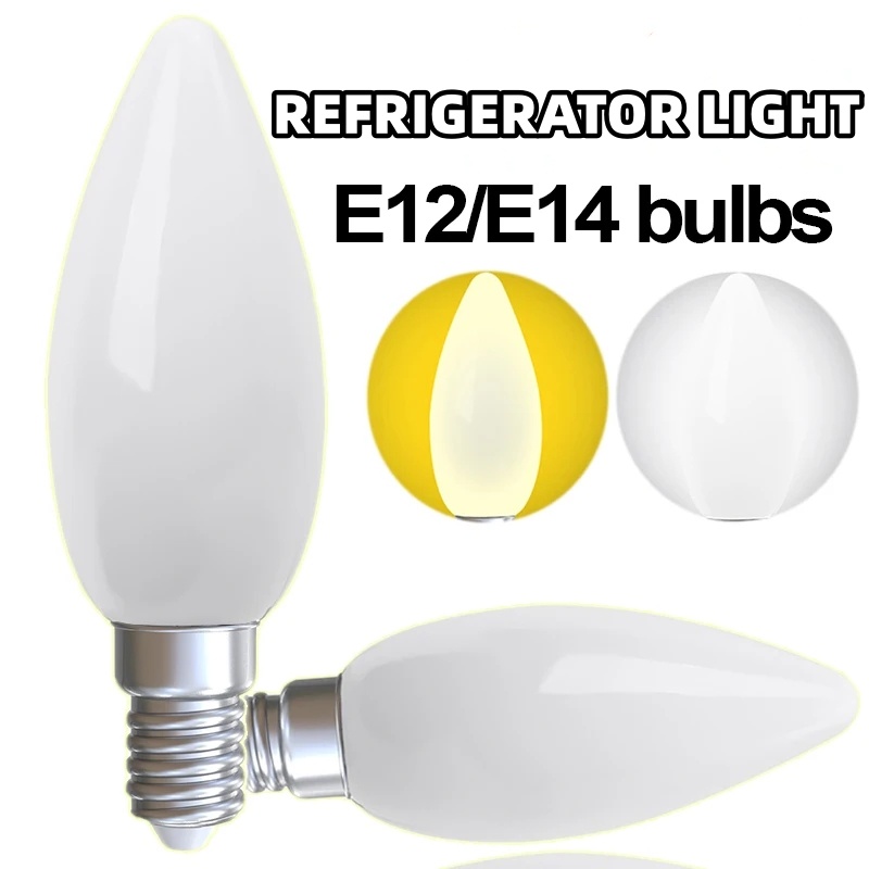 迷你小夜燈高亮度家居裝飾/ LED 燈泡 E12/E14 冰箱玉米燈泡/ AC 220V LED 白色/暖光燈泡/冰箱燈