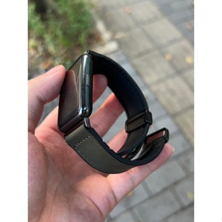 小米手環8 Active 8Pro 7Pro 瘋馬紋折疊磁吸皮錶帶 高質感 時尚百搭 小米8Pro 小米7Pro 錶帶