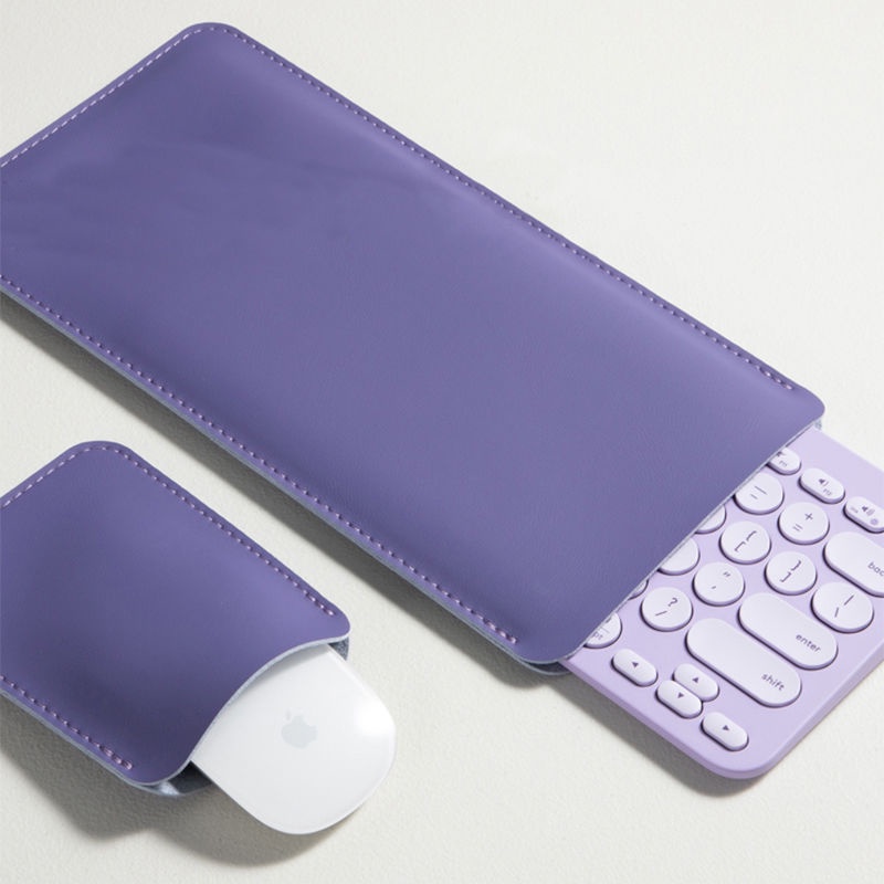 ‹鍵盤包›現貨 紫色K380羅技藍牙鍵盤收納包iPad外接鍵盤皮套無線滑鼠收納保護套