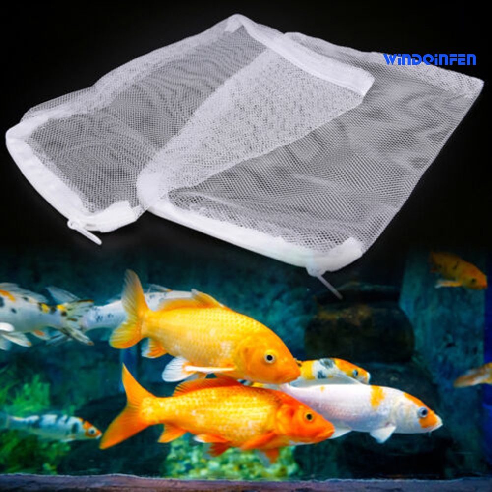 [萌寵屋]魚缸濾材網袋子活性炭尼龍優質網袋水族細孔大小號拉鍊過濾網袋兜