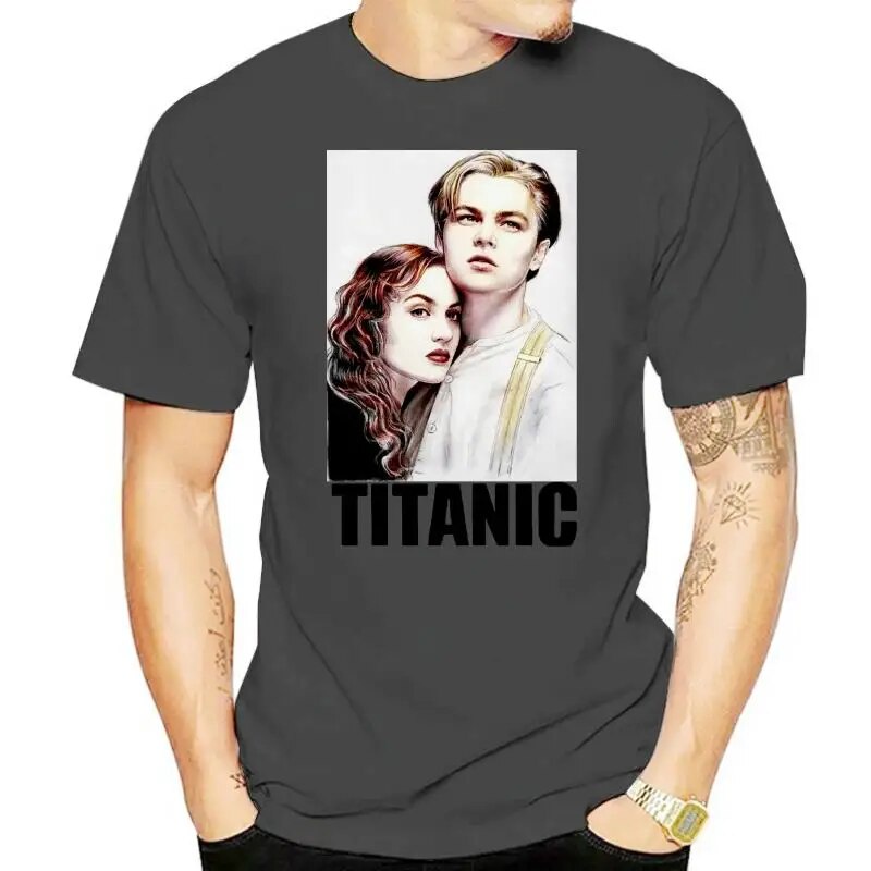 Leonardo DiCaprio Titanic Tee 短袖棉質T恤男女(1)