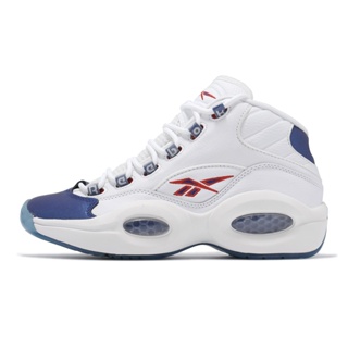 reebok 籃球鞋 question mid 白 藍紅 艾佛森 高筒 復刻 iverson 男鞋 acs gx0227