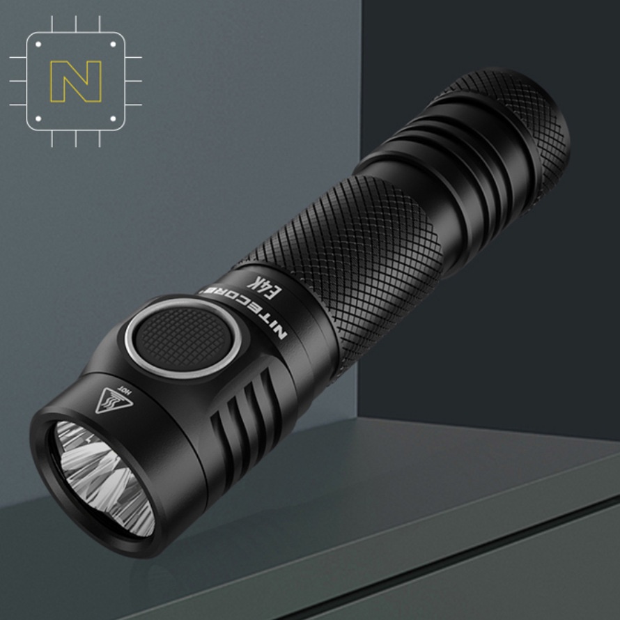 NITECORE奈特科爾E4K 4400流明超亮遠射強光手電筒充電紫光USB