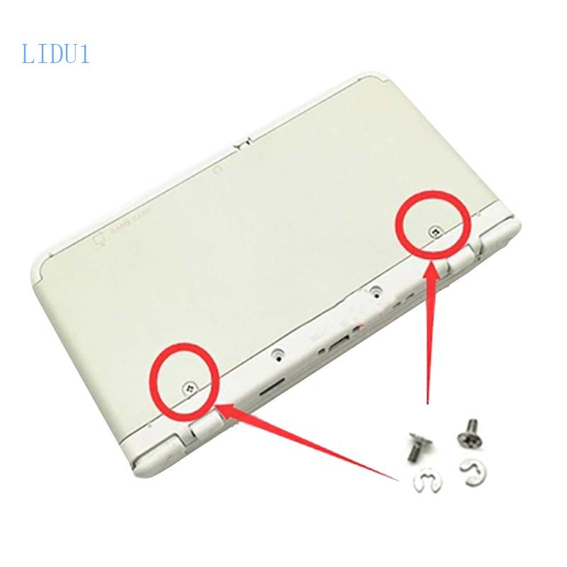 Lidu1 帶墊圈的安全螺栓,用於 3DS LL XL 新 3DS 3DSLL 3DSXL 維修螺絲,用於外殼的電池後蓋