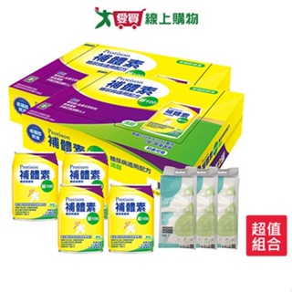 補體素鉻100(糖尿病適用)清甜237ml x24罐 x2箱(送贈罐4罐+宏瑋濕紙巾8入藍款*3)【愛買】