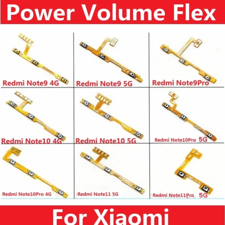 REDMI XIAOMI 適用於小米紅米 Note 9 9s10 11 11s 11T Pro 4G 5G 開關電源開關