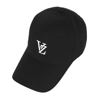 [VARZAR] 3D Monogram徽標貼過合型球帽 黑色_varzar504
