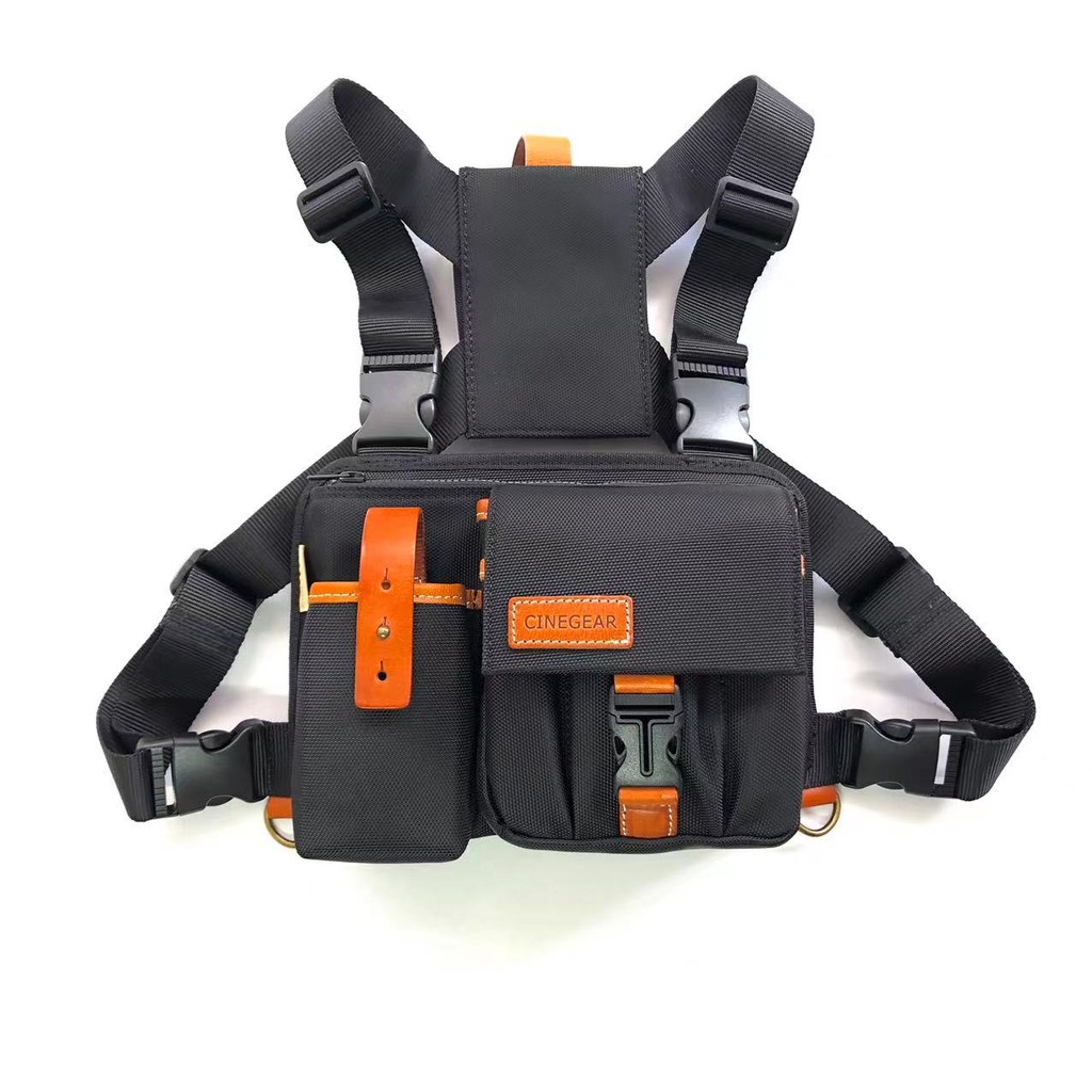 【攝影包】CINEGEAR攝影助理工具胸包電影片場裝備騎行戶外登山胸包