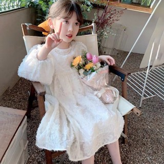 女童甜美氣質淑女公主裙 春秋季新款 兒童可愛洋氣長袖洋裝【IU貝嬰屋】
