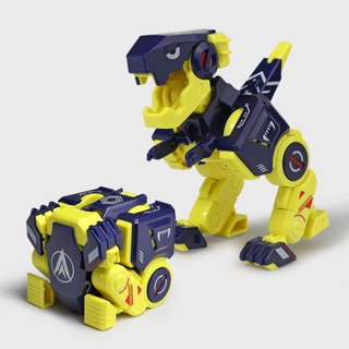 特價商品/變形恐龍玩具兒童方塊機甲龍男孩益智機器人金剛機械霸王龍模型Transforming Dinosaur Toy