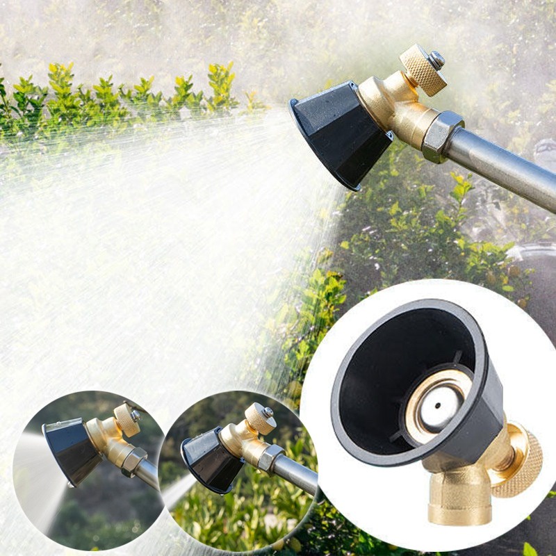 多功能可調高壓灌溉噴嘴/360度旋轉農用噴嘴/園藝害蟲控制噴霧器/空氣渦流霧化噴霧工具