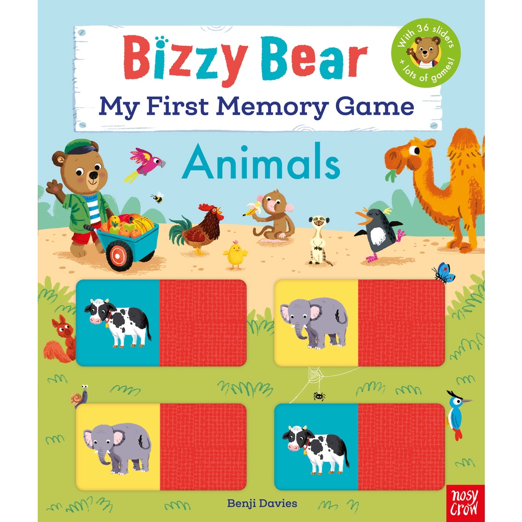 Bizzy Bear My First Memory Game: Animals (with 36 Sliders)(硬頁書)/Benji Davies【禮筑外文書店】