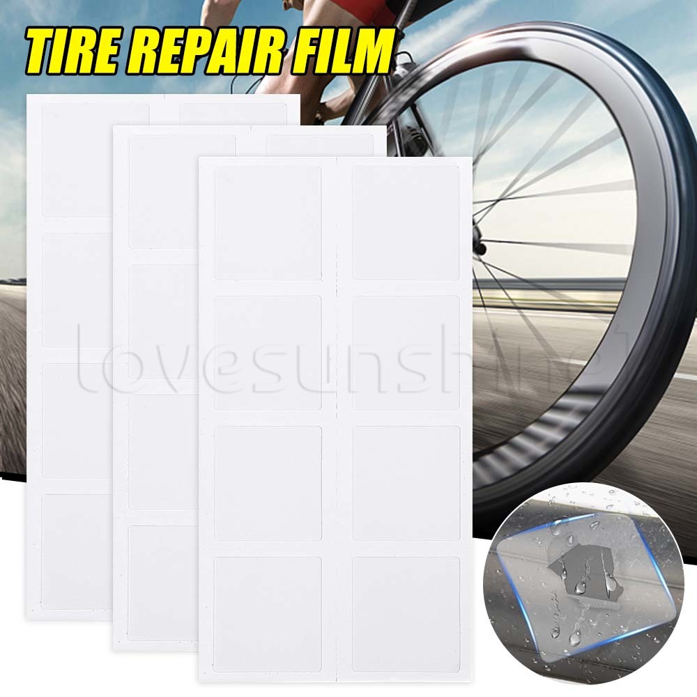 方形快速修復補胎貼/自行車透明無膠補胎貼/實用自行車補胎配件/自行車內胎補胎墊