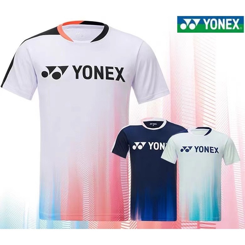 Yonex羽毛球服男女吸濕速乾比賽球衣短袖