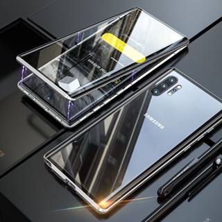 品信 升級版 雙面鋼化玻璃萬磁王 三星 Note 10 Plus 10+ Note20 磁吸保護殼 掀蓋殼手機殼 保護套