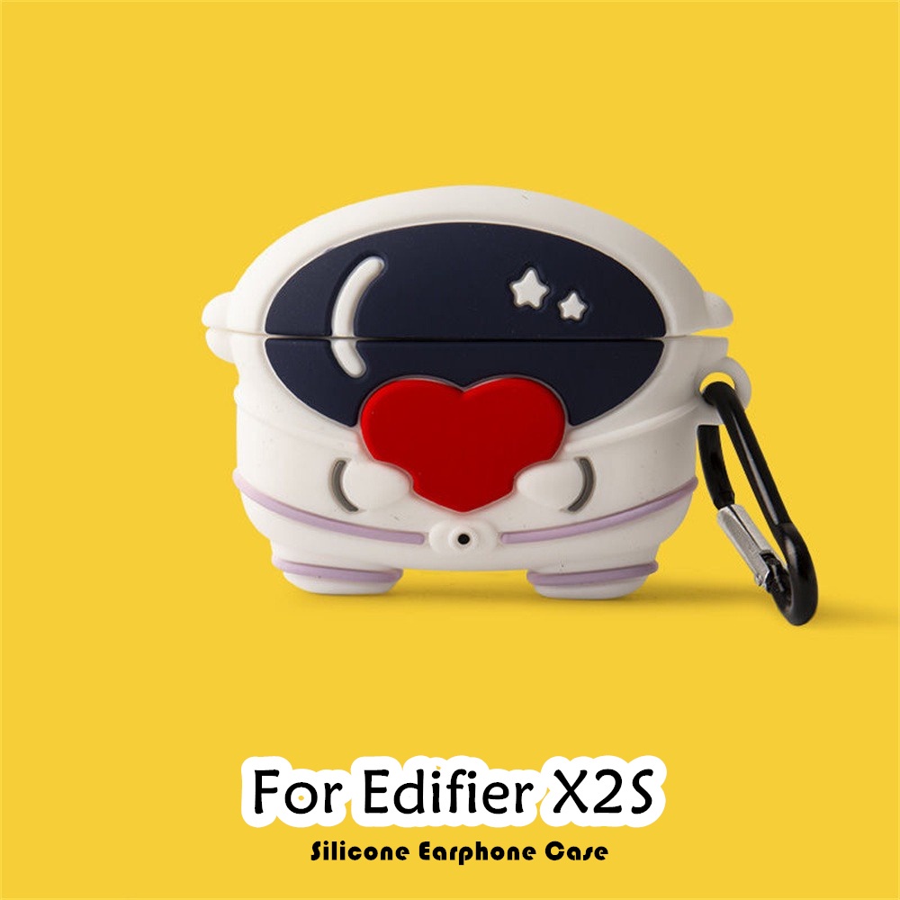 EDIFIER 【快速發貨】適用於漫步者 X2s 手機殼卡通創意圖案軟矽膠耳機殼外殼保護套