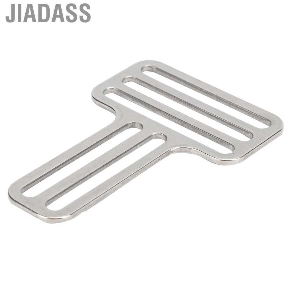 Jiadass 不銹鋼潛水配重帶 T 型扣環可調整織帶滑塊