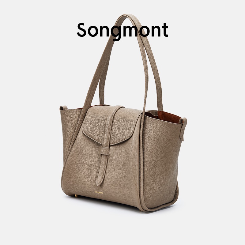 Songmont中號崧籃子系列托特包女設計師大容量手提單肩tote包