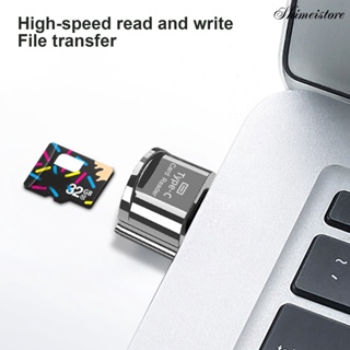 [時美3C]Type-C安卓Micro USB手機平板外轉接TF讀卡器SD卡Mac Book讀卡器送金屬掛鏈