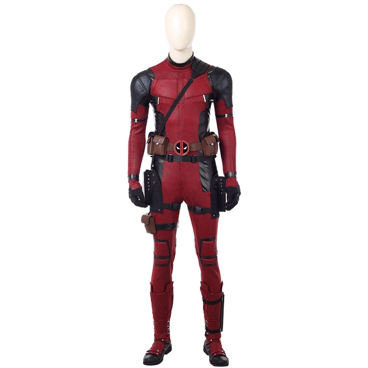 漫路工廠直銷漫威死侍2COS服Deadpool連身緊身衣COSPLAY服裝衣服