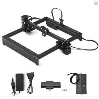 框架款雷射鵰刻機 雷射刻字機小型雕刻機diy全自動便攜式金屬打標機打碼機 支持GRBL操作軟體（美規+帶50W固定焦距激