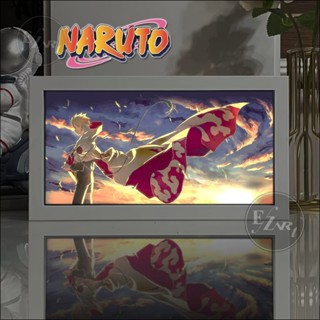 迷你燈畫動漫火影忍者 Boruto 3D LED 燈架燈箱展示架美學房間餐桌裝飾收藏愛好禮物 EZArt