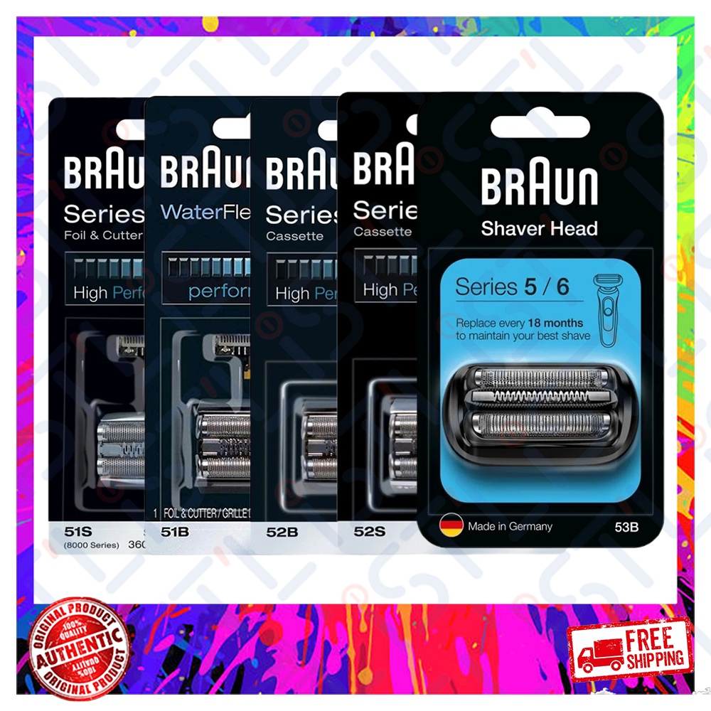 BRAUN Series 5 Foil &amp; Cutter 51S / 51B / 52S / 52B / 53B