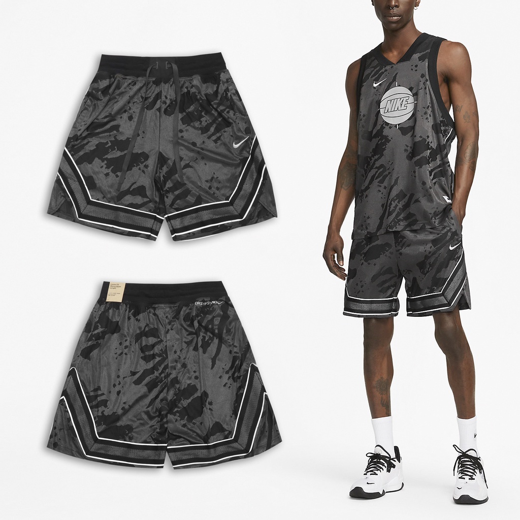 Nike 短褲 ADV Basketball 男款 黑灰 球褲 速乾 排汗 反光 籃球 【ACS】 DX0330-010