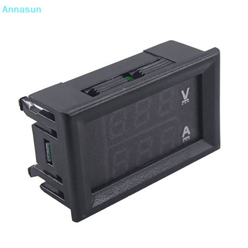 Annasun DC 0-100V 10A 數字電壓表電流表安培電壓表 0.28" 紅藍led HG