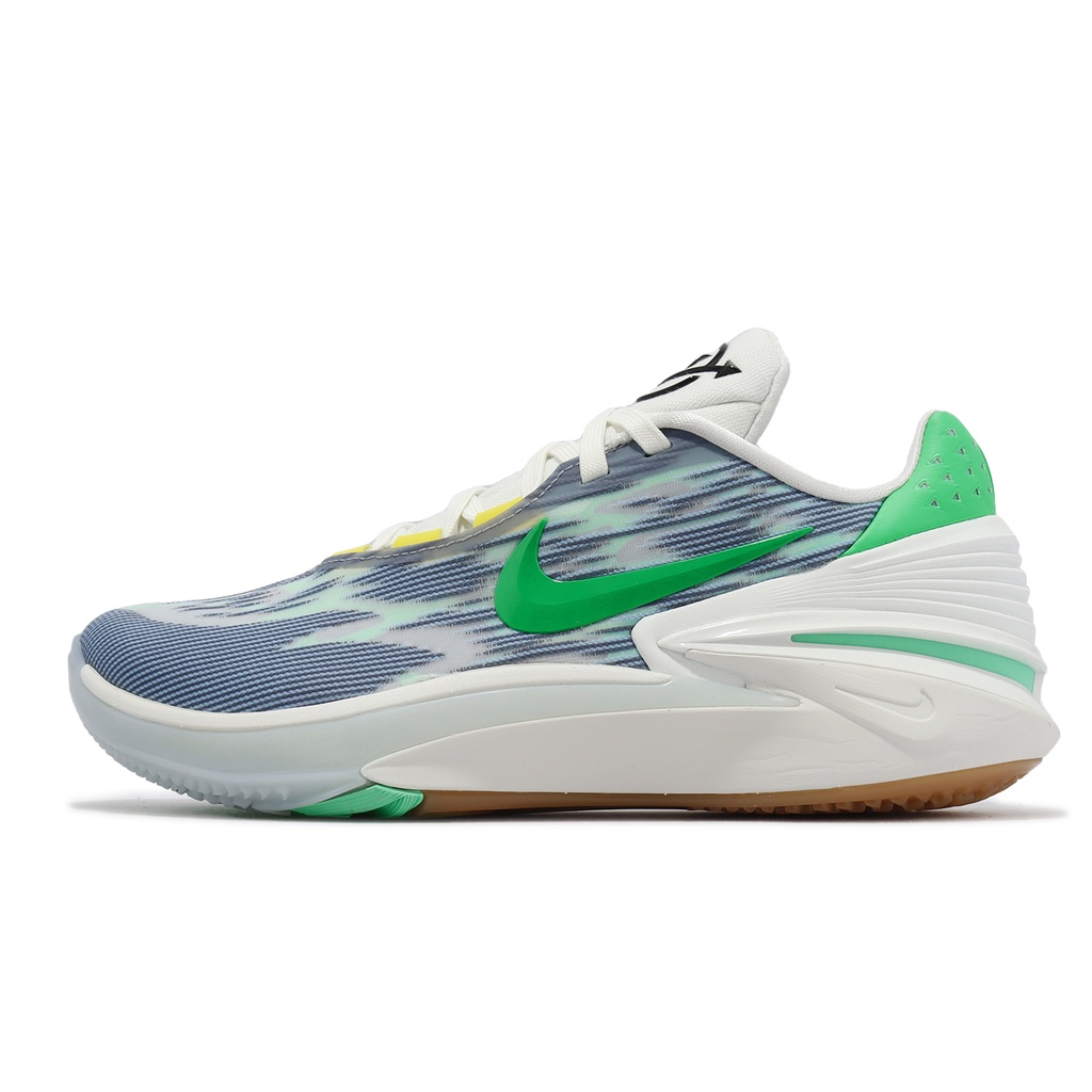 Nike 籃球鞋 Air Zoom G.T. Cut 2 EP 藍 綠紅 膠底 男鞋【ACS】 DJ6015-403