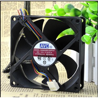 現貨 AVC 9025 9cm/釐米4針/線 DS09225R12HPFAF PWM CPU散熱 機箱風扇