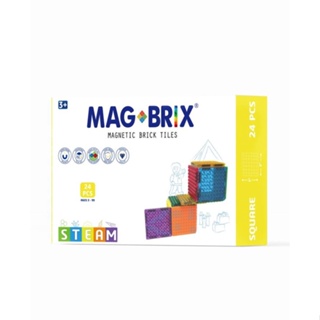 澳洲 Magbrix® 樂高磁力片/ 24pcs/ 正方形組 eslite誠品