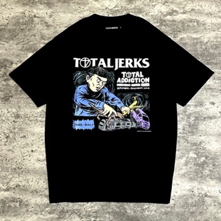 Total Jerks Total Adiction Vol 3 T 恤黑色原創商品 OKE T 恤