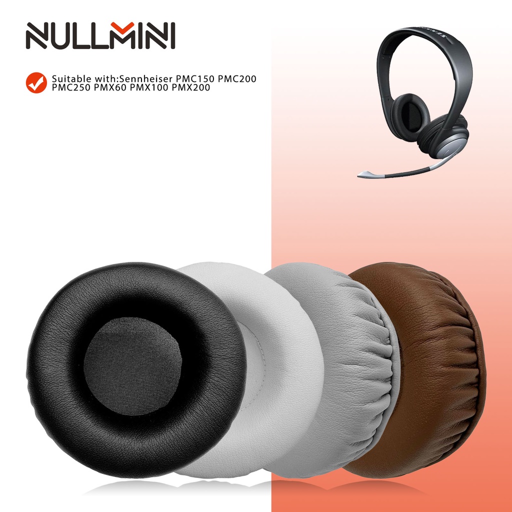 Nullmini 替換耳墊適用於 Sennheiser PMC150 PMC200 PMC250 PMX60 PMX10