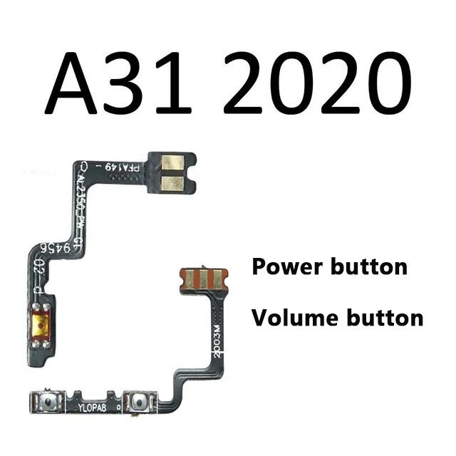 電源按鈕 flex 兼容 OPPO A8 / A31 2020 音量按鈕 flex 維修部件