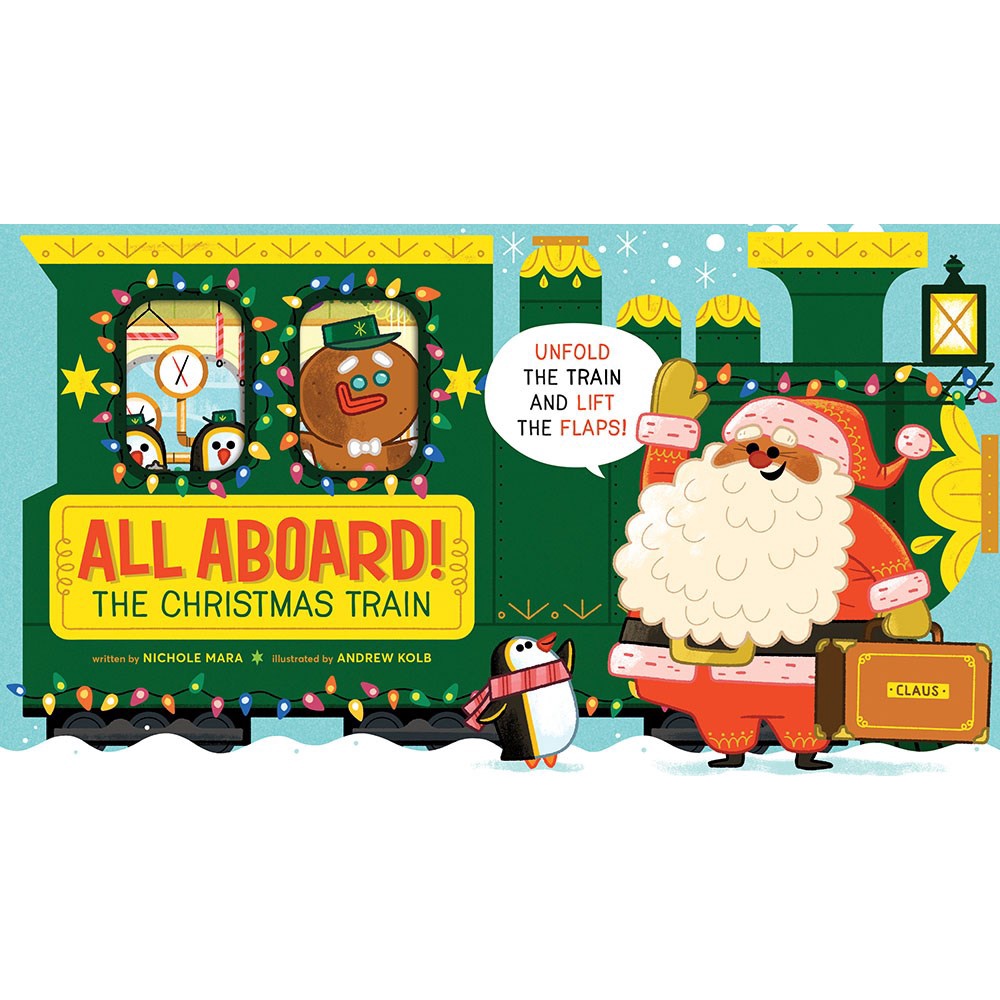 All Aboard! the Christmas Train(硬頁書)/Nichole Mara【禮筑外文書店】