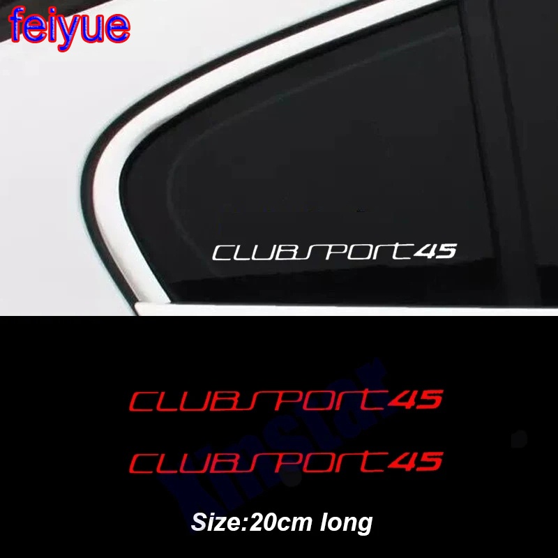 2 件 Clubsport 45 車窗貼紙適用於大眾 Golf5 Golf6 Golf7 Golf7 7.5 MK6 M