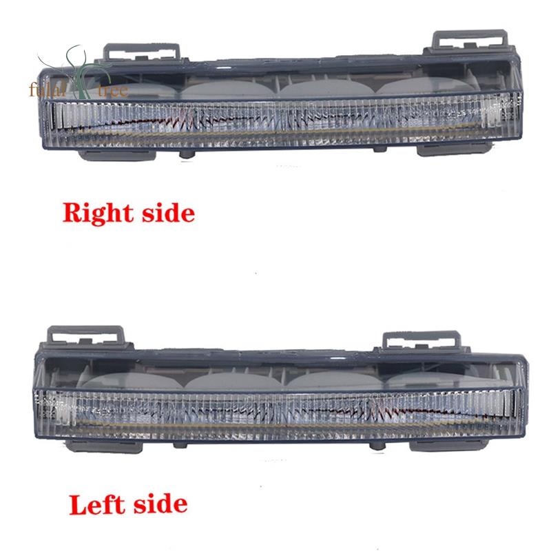 適用於梅賽德斯奔馳 W166 ML350 ML400 X204 GLK350 2012-2015 汽車前 LED 日間行