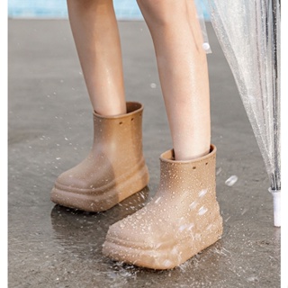 可愛雨靴 時尚雨靴 戶外 雨天 涉水 防滑 耐磨 軟底膠鞋