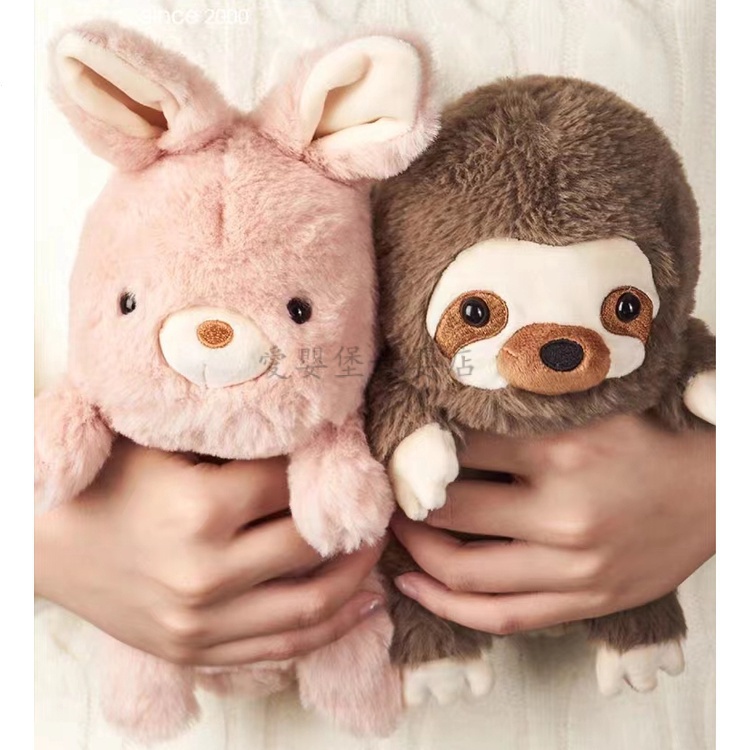 兒童玩具 毛絨玩具 公仔娃娃 兒童公仔 卡通動物玩具樹懶 小熊 兔子 猩猩 辦公室 坐姿睡覺 抱枕 樹懶娃娃抱枕