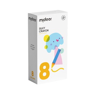 MiDeer可洗式速乾絲綢蠟筆/ 8色 eslite誠品