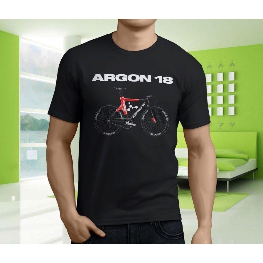 {Ready Stock XS-3XL} Argon 18 加拿大公路自行車運動服超大號男士 T 恤聖誕禮物上衣 T 恤