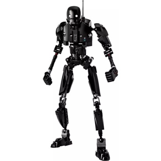 兼容多關節可動積木拼裝人偶：機器人K-2SO兒童玩具