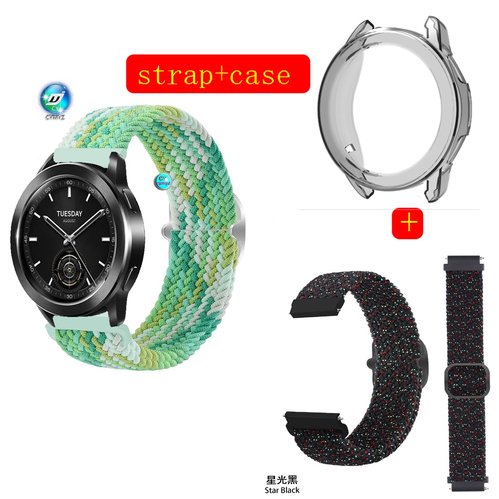 xiaomi watch S 3 錶帶 尼龍錶帶 小米手錶 S3 錶帶 運動腕帶 手錶保护壳 手表屏幕保护壳