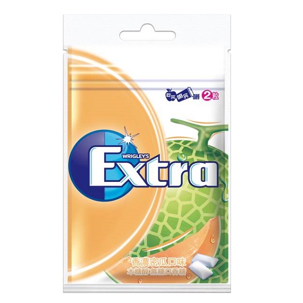 Extra無糖口香糖-香濃密瓜口味28g