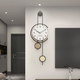 時尚簡約掛鐘客廳鐘錶北歐家用時鐘掛表現代創意個性藝術石英鐘