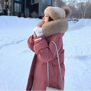 ☆高品質★2024年白鴨絨羽絨服女中長款韓版氣質外套 韓款 韓系 保暖外套 防風外套