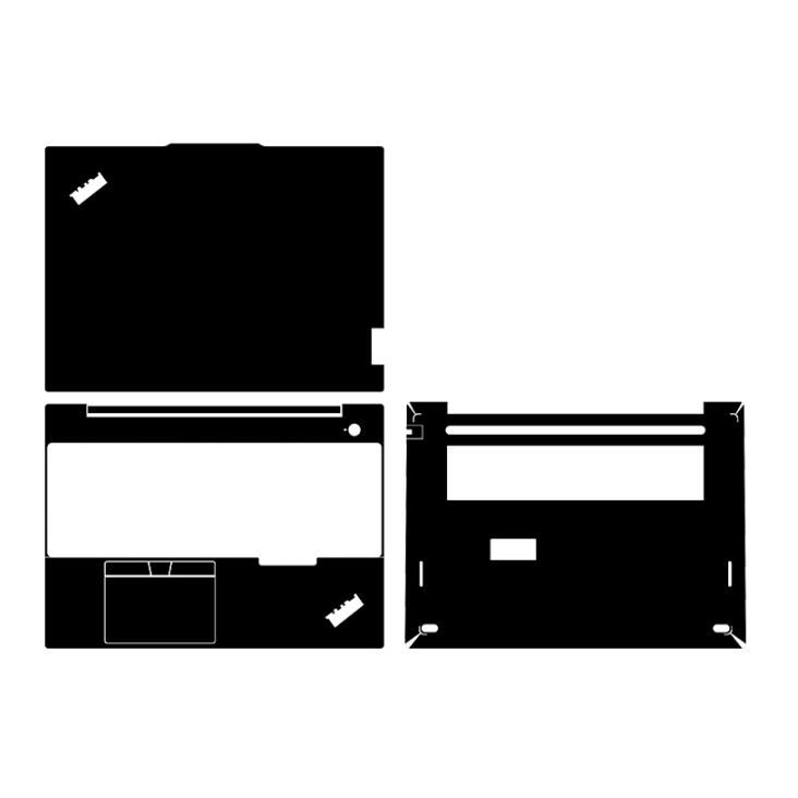 LENOVO 定制風格尺寸多色材料預切筆記本電腦皮膚貼紙保護膜適用於聯想 ThinkPad E16 Gen 1 2023