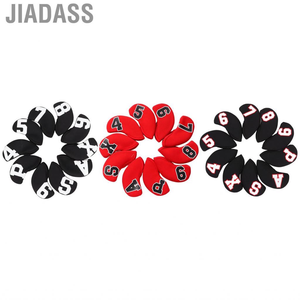 Jiadass 鐵桿桿頭套組編號桿頭套/套裝軟保護