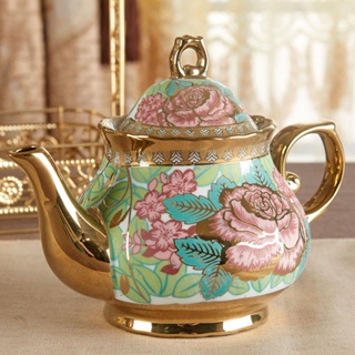 茶壺 耐熱高溫大號茶壺家用陶瓷泡茶壺單壺帶過濾孔冷水壺大容量 36LW